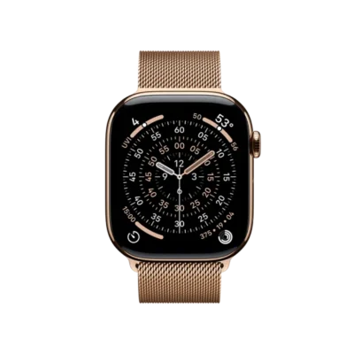 Смарт-часы Apple Watch Series 11 GPS + Cellular 46mm Gold Tit. Case w. Gold Milanese Loop – S/M (MFD74) - image 2