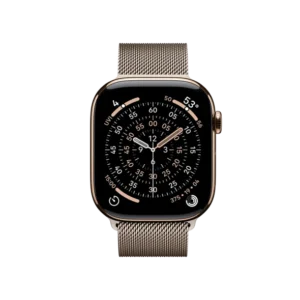 Смарт-часы Apple Watch Series 11 GPS + Cellular 46mm Gold Tit. Case w. Natural Milanese Loop – M/L (MFC34+MGJ34) - image 2