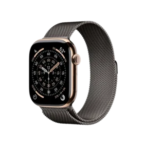 Смарт-часы Apple Watch Series 11 GPS + Cellular 46mm Gold Tit. Case w. Slate Milanese Loop – M/L (MFC34+MGJ74) - image 1