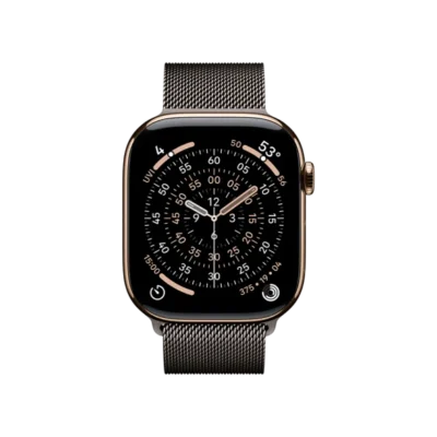 Смарт-часы Apple Watch Series 11 GPS + Cellular 46mm Gold Tit. Case w. Slate Milanese Loop – M/L (MFC34+MGJ74) - image 2
