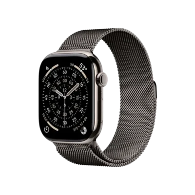 Смарт-часы Apple Watch Series 11 GPS + Cellular 46mm Natural Tit. Case w. Slate Milanese Loop – M/L (MFAY4+MGJ74) - image 1