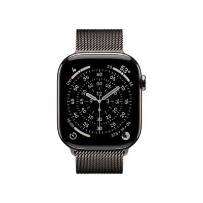 Смарт-часы Apple Watch Series 11 GPS + Cellular 46mm Natural Tit. Case w. Slate Milanese Loop – S/M (MFAY4+MGJ64) - image 2