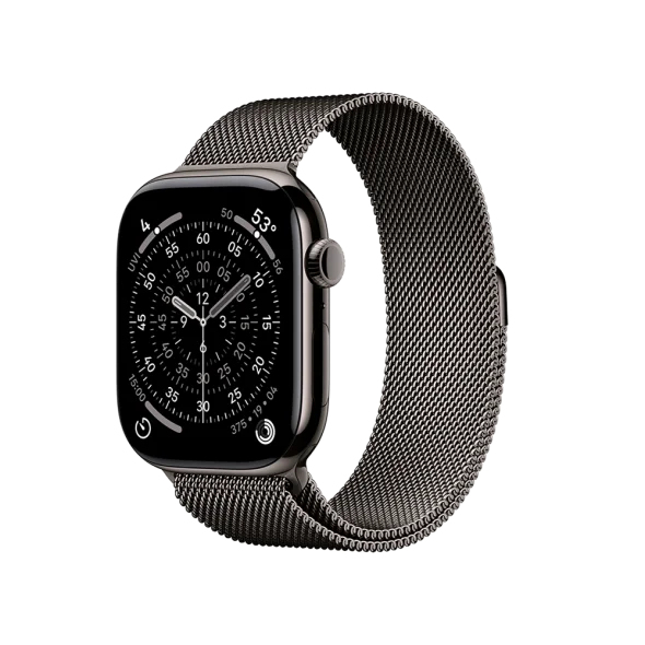 Смарт-часы Apple Watch Series 11 GPS + Cellular 46mm Slate Tit. Case w. Slate Milanese Loop – M/L (MFD44) - image 1 Смарт-часы Apple Watch Series 11 GPS + Cellular 46mm Slate Tit. Case w. Slate Milanese Loop – M/L (MFD44) - image 1
